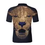 philipp plein polo t-shirt cheap 3d lion gold